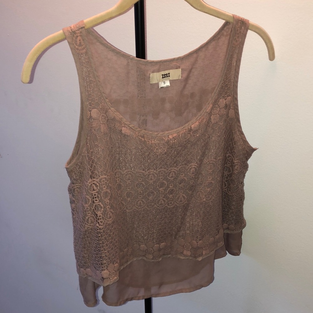 Cute Lacey tank - size small